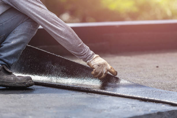 Professional Waterproofing technician working in Attica, IN